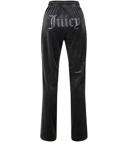 Juicy Couture Sweatpants - Velour - Sort Juicy Couture Sweatpants - Velour - Sort