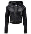 Juicy Couture Cardigan - Velour - Sort Juicy Couture Cardigan - Velour - Sort