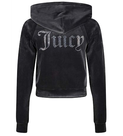 Juicy Couture Cardigan - Velour - Sort Juicy Couture Cardigan - Velour - Sort