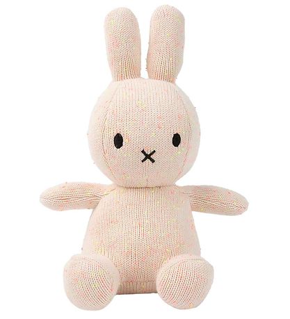 Bon Ton Toys Bamse - 23 cm - Miffy Sitting Organic Cotten - Rose Bon Ton Toys Bamse - 23 cm - Miffy Sitting Organic Cotten - Rose