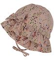 Mikk-Line Sommerhat - Nougat m. Blomster Mikk-Line Sommerhat - Nougat m. Blomster