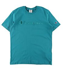 Champion Fashion T-shirt - Crewneck - Grøn Champion Fashion T-shirt - Crewneck - Grøn