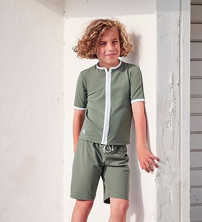 Petit Crabe Badebluse - Salo - UV50+ - Army Petit Crabe Badebluse - Salo - UV50+ - Army