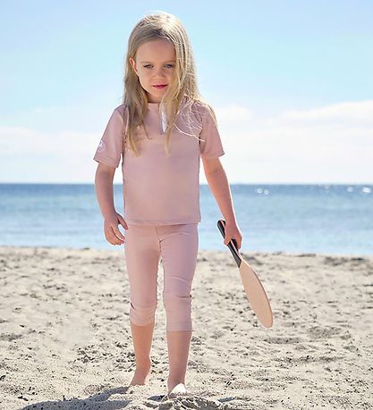 Petit Crabe Swim Leggings - Flight - UV50+ - Powder Rose