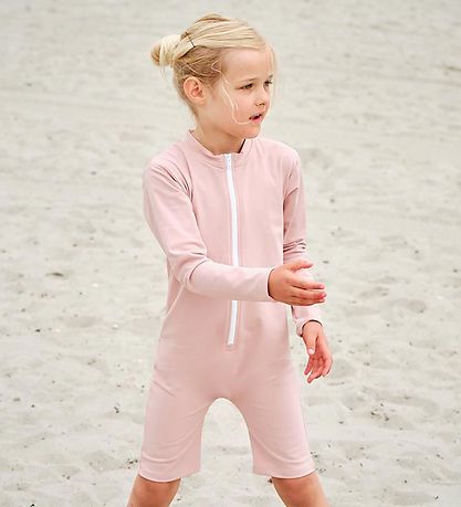 Petit Crabe Badeheldragt - Combi - UV50+ - Pudderrosa Petit Crabe Badeheldragt - Combi - UV50+ - Pudderrosa