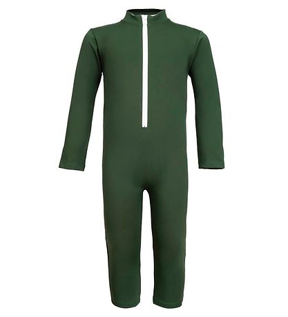 Petit Crabe Coverall Swimsuit - Lou - UV50+ - Forest