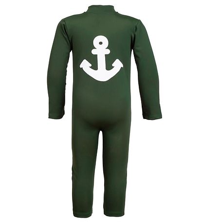 Petit Crabe Coverall Swimsuit - Lou - UV50+ - Forest