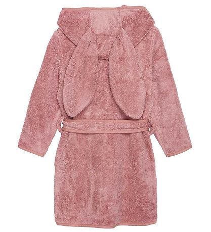 Pippi Baby Badekåbe - Old Rose m. Ører