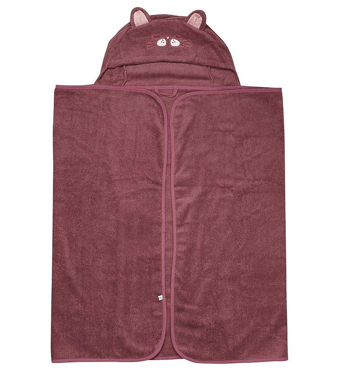 Pippi Babyhåndklæde – 70×120 cm – Old Rose