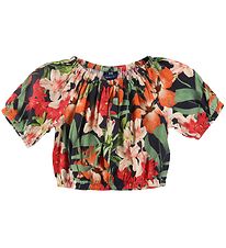 GANT T-shirt - Marine m. Tropisk Print GANT T-shirt - Marine m. Tropisk Print