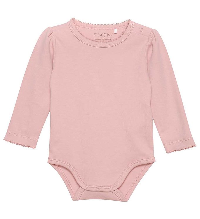 Fixoni Langærmet Body - Misty Rose