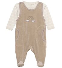 Fixoni Sparkedragt m. Body l/æ - Velour - Dune Fixoni Sparkedragt m. Body l/æ - Velour - Dune