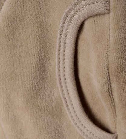 Fixoni Sparkedragt m. Body l/æ - Velour - Dune