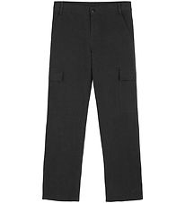 Grunt Bukser - Lea - Cargo - Black Grunt Bukser - Lea - Cargo - Black