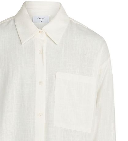 Grunt Skjorte - Latti - White Grunt Skjorte - Latti - White