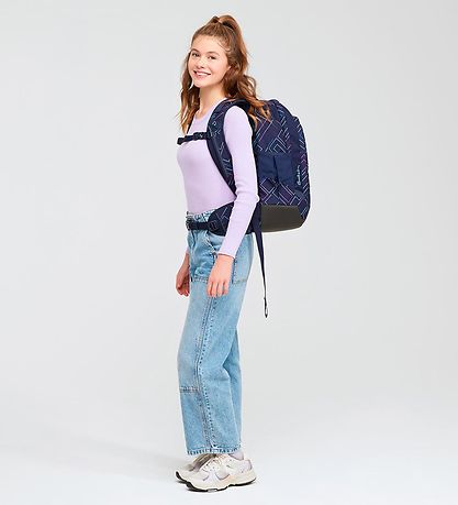 Satch Skoletaske - Air - Purple Laser Satch Skoletaske - Air - Purple Laser