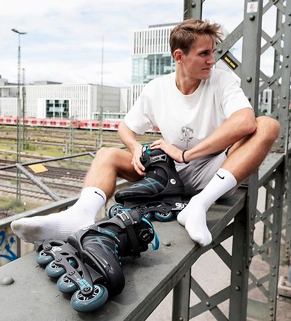 K2 Rulleskøjter - F.I.T. 80 Boa - Blå/Sort - Inliner K2 Rulleskøjter - F.I.T. 80 Boa - Blå/Sort - Inliner