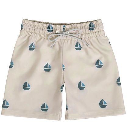 Petit Crabe Badeshorts - Alex - UV50+ - Sand Boat Petit Crabe Badeshorts - Alex - UV50+ - Sand Boat