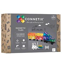 Connetix Magnetsæt - Transport - 50 Dele - Rainbow Connetix Magnetsæt - Transport - 50 Dele - Rainbow