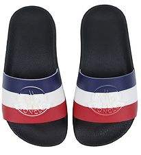 Moncler Badesandaler - Petit Basile - Sort m. Logo Moncler Badesandaler - Petit Basile - Sort m. Logo