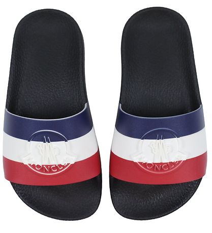Moncler Flip Flops - Petit Basile - Black w. Logo Moncler Flip Flops - Petit Basile - Black w. Logo
