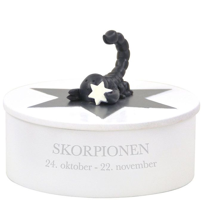 Stjernetegns smykkeskrin fra Kids by Friis - Skorpionen 24/10 - 23/11