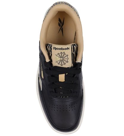 Reebok Sko - Club B Double Revenge Junior - Black/Sahara/Gold Reebok Sko - Club B Double Revenge Junior - Black/Sahara/Gold