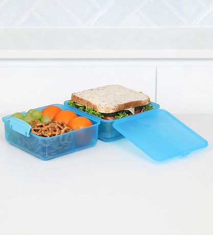 Boîte à Repas Sistema - Lunch Cube - 1,4 L - Bleu