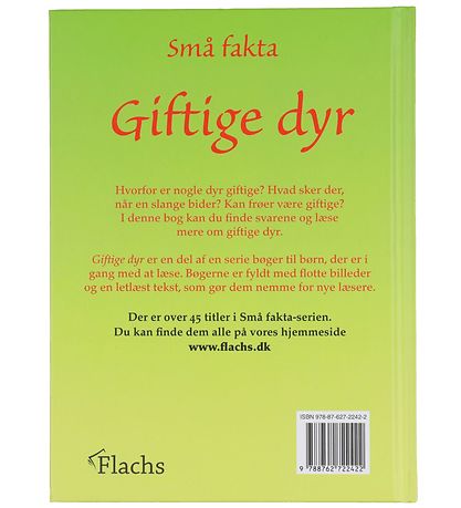 Gads Forlag Bog - Små fakta - Giftige Dyr - Dansk