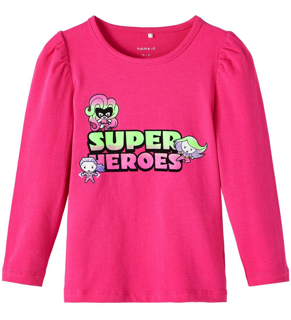 Name It Bluse - NmfFatima Marvel - Pink Yarrow - Name It - 1½ Jahre (86) - Blusen