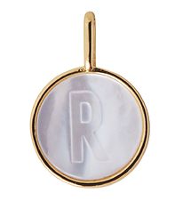 Design Letters Vedhæng Til Halskæde - R - Pearl Gold Design Letters Vedhæng Til Halskæde - R - Pearl Gold