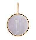 Design Letters Hengiskraut Til Hálsmen - T - Pearl Gold