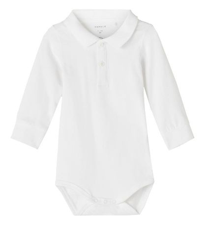 Name It Polobody l/æ - NbmHolger - Bright White Name It Polobody l/æ - NbmHolger - Bright White