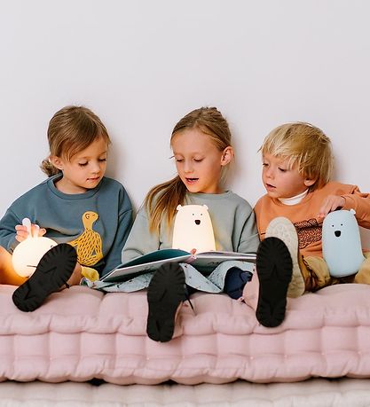 Rabbit & Friends Lampe - Bjørn - 17x11 cm - Rose Rabbit & Friends Lampe - Bjørn - 17x11 cm - Rose