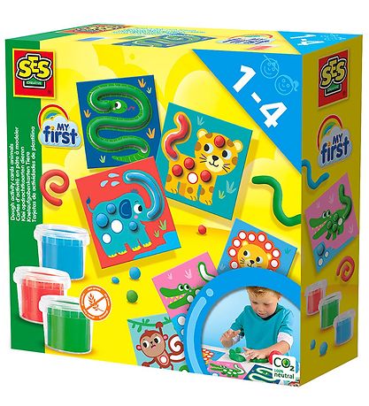 SES Creative Modellervoks - Min Første - Dyredekorationer SES Creative Modellervoks - Min Første - Dyredekorationer