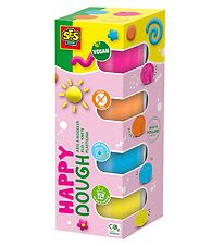 SES Creative Modellervoks - 4x90 g - Happy SES Creative Modellervoks - 4x90 g - Happy