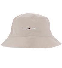 Tommy Hilfiger Bøllehat - Sport - Bleached Stone Tommy Hilfiger Bøllehat - Sport - Bleached Stone