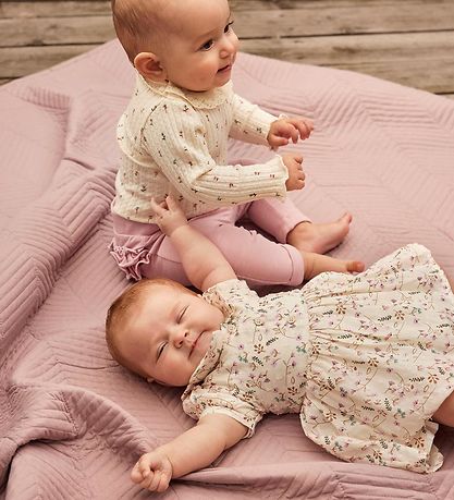 Minymo Sweatpants - Zephyr m. Flæser