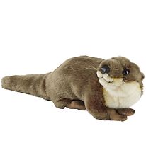 Living Nature Soft Toy - 33x10 cm - Otter - Medium+ - Brown