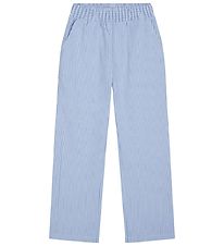 Grunt Bukser - Thea Striped - Blå Grunt Bukser - Thea Striped - Blå