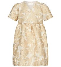 Sofie Schnoor Girls Kjole - Creme m. Guld Sofie Schnoor Girls Kjole - Creme m. Guld