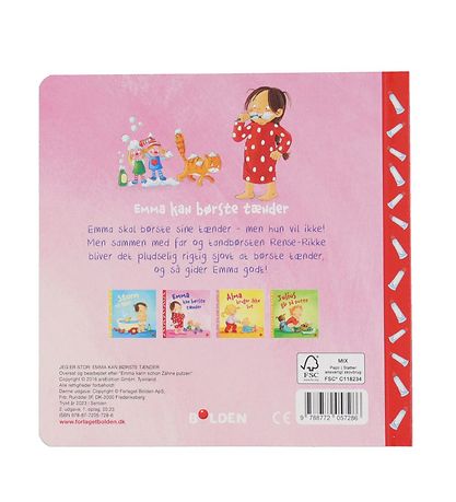Forlaget Bolden Bog - Jeg er Stor - Emma kan Børste Tænder