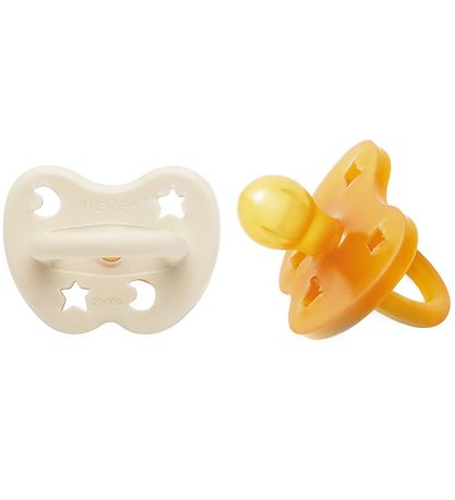 Hevea Sutter - 3-36 mdr - 2-Pak - Naturgummi - Milky White & Nat Hevea Sutter - 3-36 mdr - 2-Pak - Naturgummi - Milky White & Nat