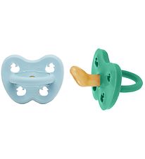 Hevea Sutter - 3-36 mdr - 2-Pak - Naturgummi - Maya Blue & Pop o Hevea Sutter - 3-36 mdr - 2-Pak - Naturgummi - Maya Blue & Pop o