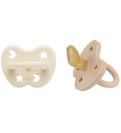 Hevea Sutter - 3-36 mdr - 2-Pak - Naturgummi - Milky White & San Hevea Sutter - 3-36 mdr - 2-Pak - Naturgummi - Milky White & San