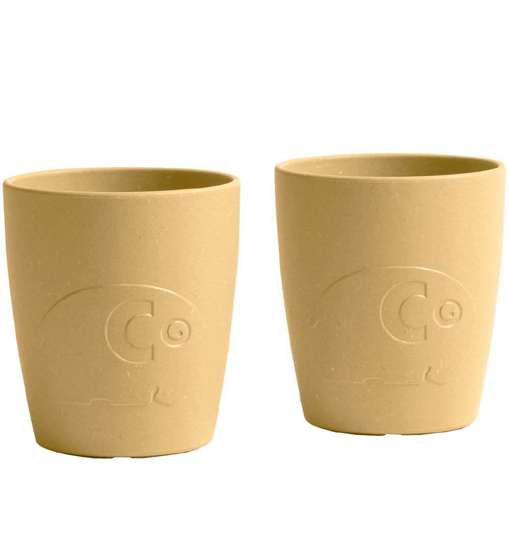 Sebra Becher - 2er-Pack - Wheat Yellow - Sebra - One Size - Becher