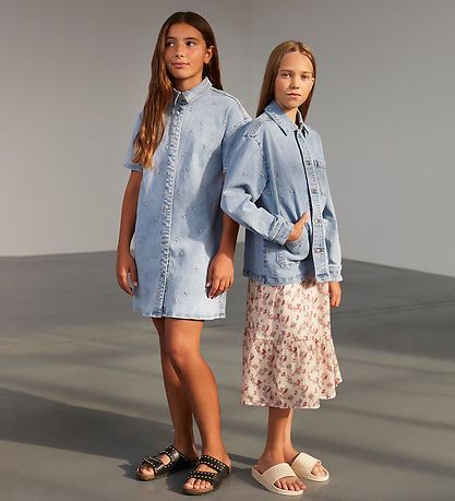 Sofie Schnoor Girls Nederdel - Antique White m. Bær Sofie Schnoor Girls Nederdel - Antique White m. Bær