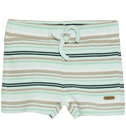 Minymo Shorts - Rib - Whispering Blue Minymo Shorts - Rib - Whispering Blue