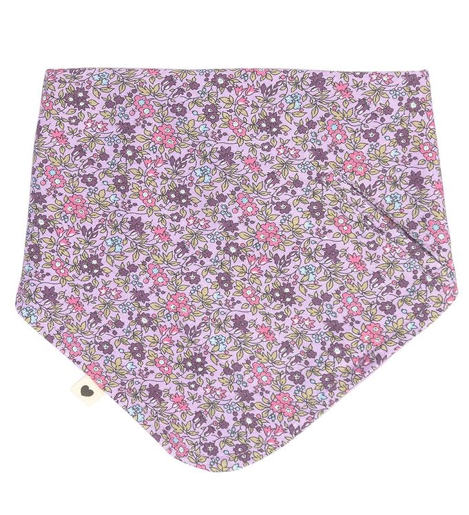 BIBS X Liberty Savlesmæk - Bandana - Blomster - Violet Sky