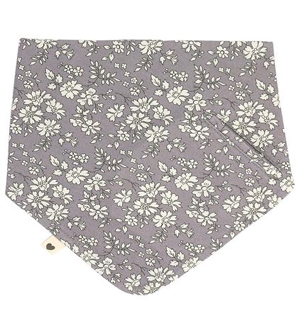 Bibs X Liberty Savlesmæk - Bandana - Blomster - Fossil Grey Bibs X Liberty Savlesmæk - Bandana - Blomster - Fossil Grey